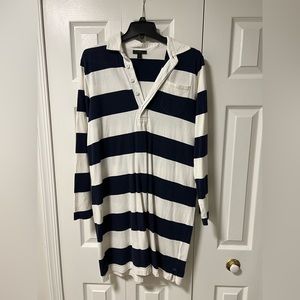 J.Crew Long Sleeve Striped Dress